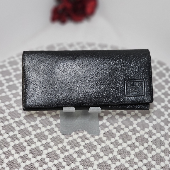 ❤️EUC Burberry Unisex leather Long Wallet - Picture 8 of 14